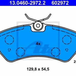 Klocki hamulcowe ATE 13.0460-2972 20124197 Darmowa dostawa