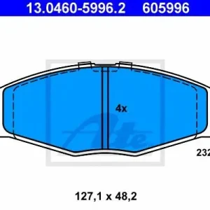 Klocki hamulcowe ATE 13.0460-5996 23241167 Super okazja
