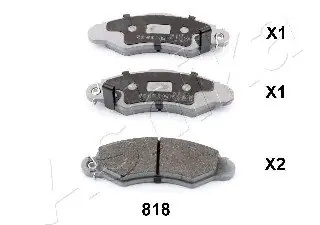 Klocki hamulcowe JAPANPARTS 50-08-818 55200800000000000 Nowy